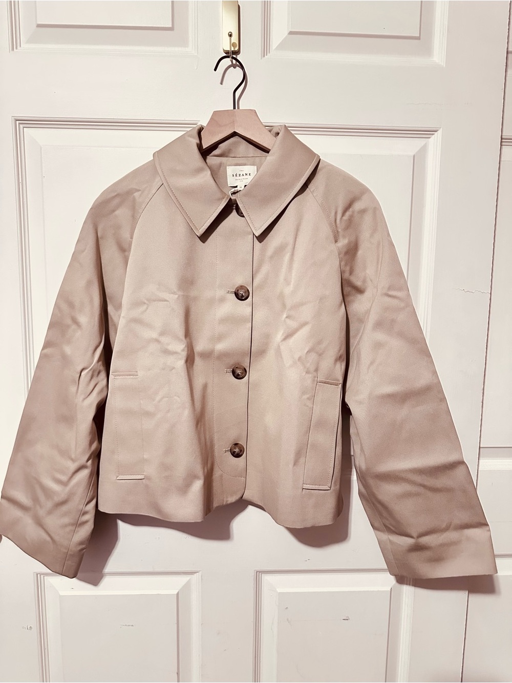 Sezane | Jacket | Bobby Jacket | Light Beige - Picture 5 of 10